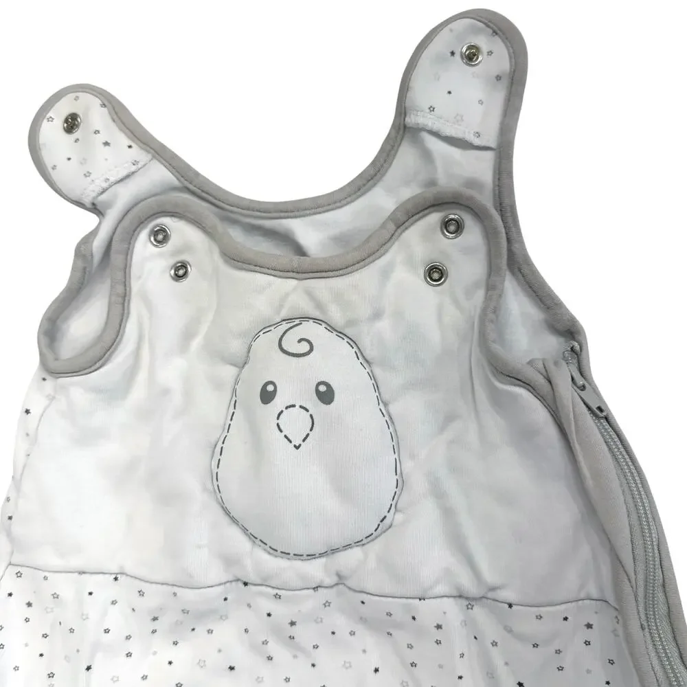 Nested Bean Zen Sack Classic Gray Star Print Size S 0-6M